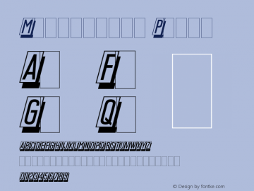 Mastercard Plain Version 001.000 Font Sample