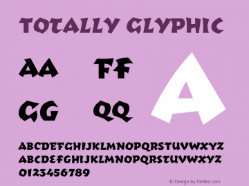 Totally Glyphic Version 001.000图片样张