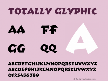 Totally Glyphic Version 001.000图片样张