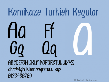 Komikaze Turkish Regular Version 001.000图片样张