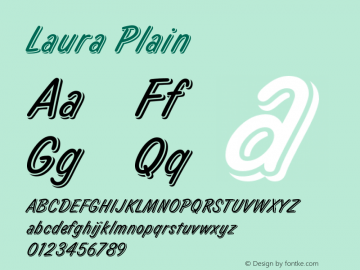 Laura Plain Version 1.0图片样张