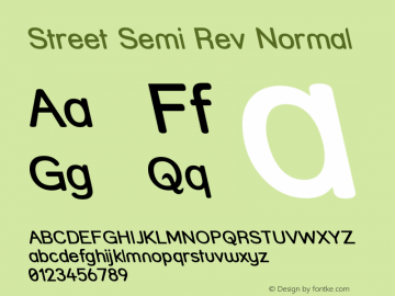 Street Semi Rev Normal Version 001.000图片样张