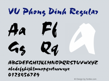 VU Phong Dinh Regular 2.0图片样张