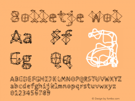 Bolletje Wol Version 001.000 Font Sample