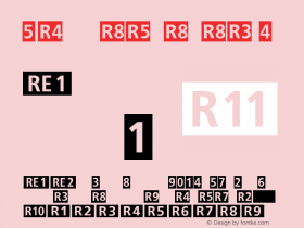 TransitLinie R Version 001.000 Font Sample