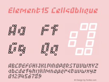 Element15 CellsOblique Version 001.000图片样张