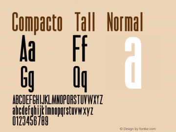 Compacto Tall Normal Version 001.000图片样张