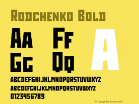 Rodchenko Bold Version 2.000;com.myfonts.easy.paratype.rodchenko-cond.condensed-bold.wfkit2.version.4dt8图片样张