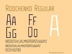 Rodchenko Regular Version 2.000;com.myfonts.easy.paratype.rodchenko-cond.condensed-light.wfkit2.version.4dt1图片样张