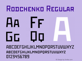 Rodchenko Regular Version 2.000;com.myfonts.easy.paratype.rodchenko-cond.regular.wfkit2.version.4dt3图片样张