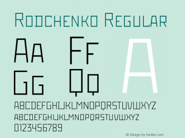 Rodchenko Regular Version 2.000;com.myfonts.easy.paratype.rodchenko-cond.light.wfkit2.version.4dt4图片样张