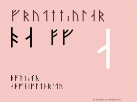 frutmm Regular Version 001.001 Font Sample