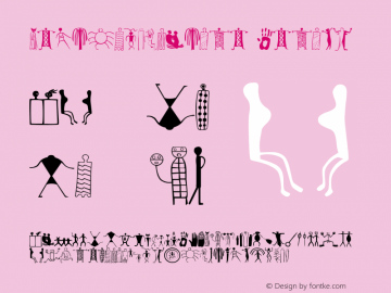 PetroglyphBride Medium Version 001.000 Font Sample