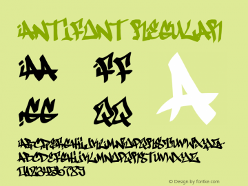 Antifont Regular v1.1.05 Font Sample