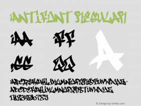 Antifont Regular v1.1.05 Font Sample