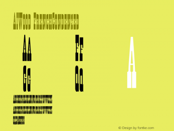 AIWood FrenchCondensed Version 001.000图片样张