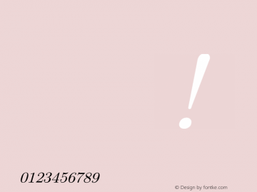 CM Roman Greek Italic Version 001.001图片样张