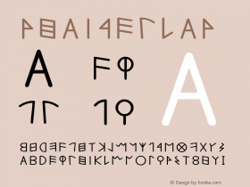 Archaic Regular Version 001.001 Font Sample