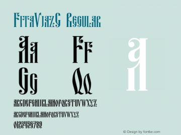 FitaVjazC Regular OTF 1.0;PS 001.000;Core 116;AOCW 1.0 161 Font Sample