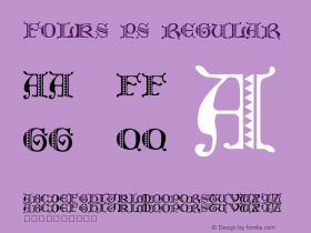 Folks PS Regular 2.2 Font Sample