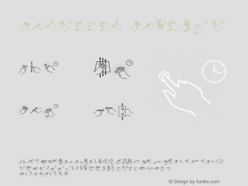 Gesture Glyphs 1.000图片样张