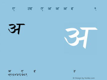 VelthuisDevanagari dvpn9 Version 2.05图片样张