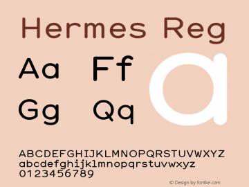 Hermes Reg Version 002.000图片样张