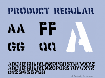 product Regular Macromedia Fontographer 4.1.5 05.02.2001 Font Sample
