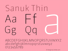 Sanuk Thin Version 7.046图片样张