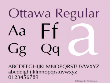 Ottawa Regular 001.003图片样张