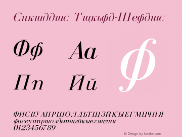 Cyrillic Normal-Italic Version 001.000图片样张