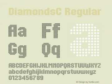 DiamondsC Regular Version 1.001图片样张
