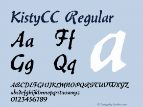 KistyCC Regular Version 001.000图片样张