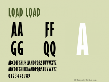 LOAD LOAD 1.0图片样张