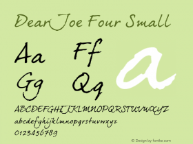 Dear Joe Four Small 7.0d10e1图片样张