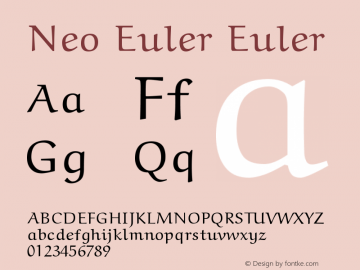 Neo Euler Euler Version 000.002图片样张