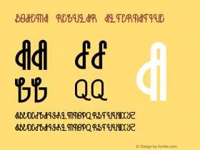 Bohema-Regular-Alternative ☞ Version 001.001 ;com.myfonts.onrepeat.bohema.alt.wfkit2.3Bwq图片样张