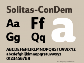 Solitas-ConDem ☞ 1.000;com.myfonts.easy.insigne.solitas.con-demi.wfkit2.version.4odX Font Sample