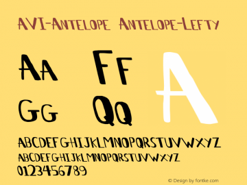 AVI-Antelope Antelope-Lefty Version 001.000图片样张