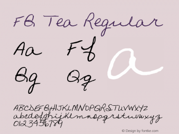 FG Tea Regular 2005; 1.0, initial release图片样张