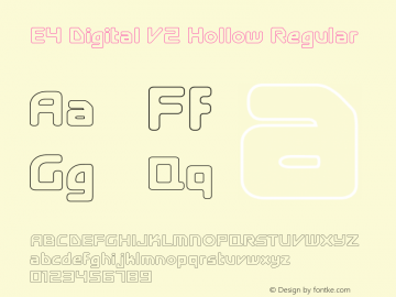 E4 Digital V2 Hollow Regular Version 2.00图片样张