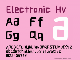 Electronic Hv Version 1.011图片样张