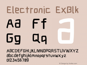 Electronic ExBlk Version 1.011图片样张