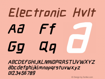 Electronic HvIt Version 1.011图片样张