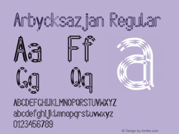 Arbycksazjan Regular Version 1.10 October 11, 2015 Font Sample