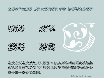 Baroque Ornaments Regular 001.000 Font Sample