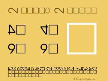 NumerO Normal 1.0 Mon Mar 06 03:26:25 1995图片样张