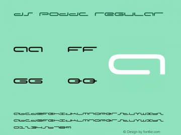 DS PoddC Regular OTF 1.0;PS 001.001;Core 116;AOCW 1.0 161图片样张