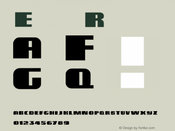 Elephant Regular 001.001 Font Sample