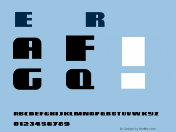 Elephant Regular 001.001 Font Sample